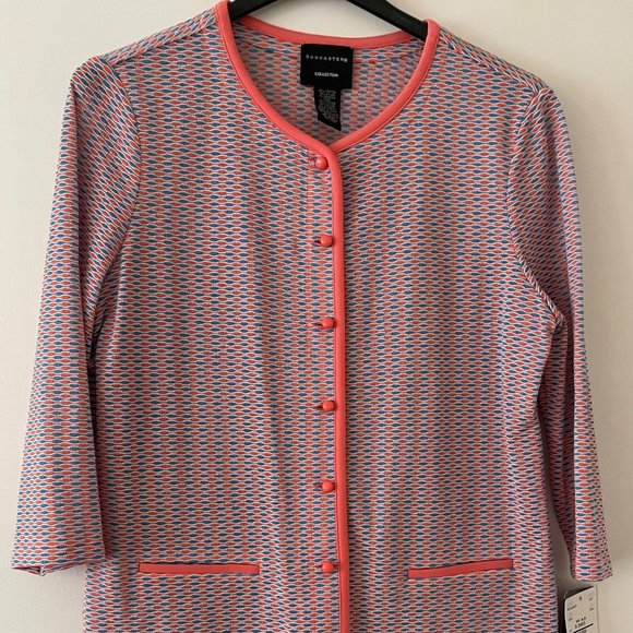 Doncaster Collection Jacket 3/4 Sleeve NWT 16M - Picture 2 of 6